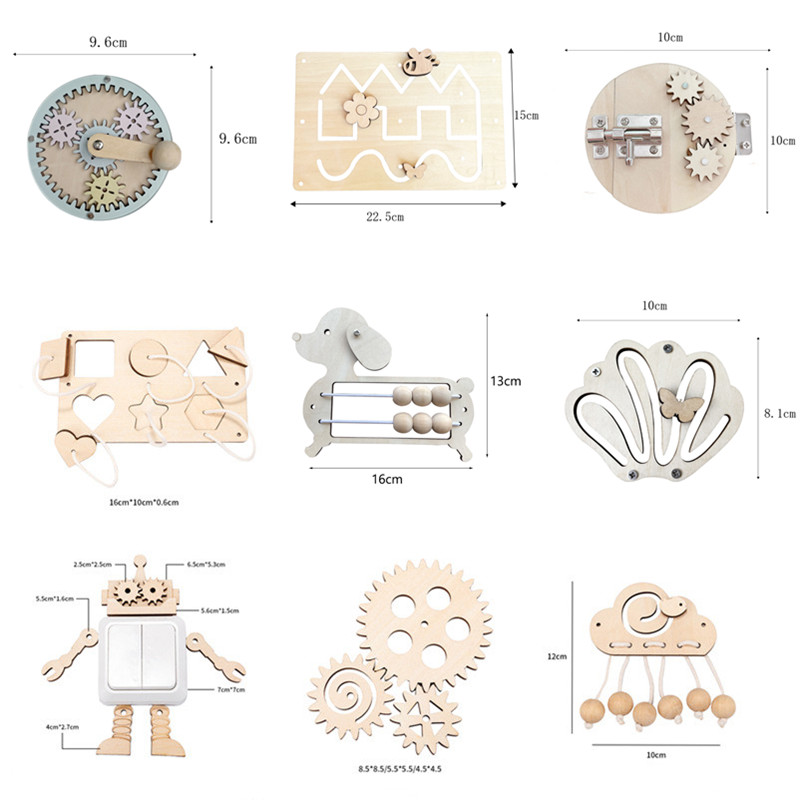 Kids Busy Board DIY Accessorie - Party Games At Home reseña y precio