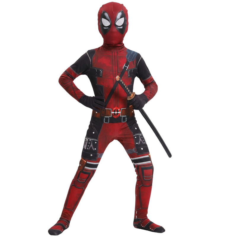3-12Y Kids Deadpool Costume wi - Party Games Ideas reseña y precio
