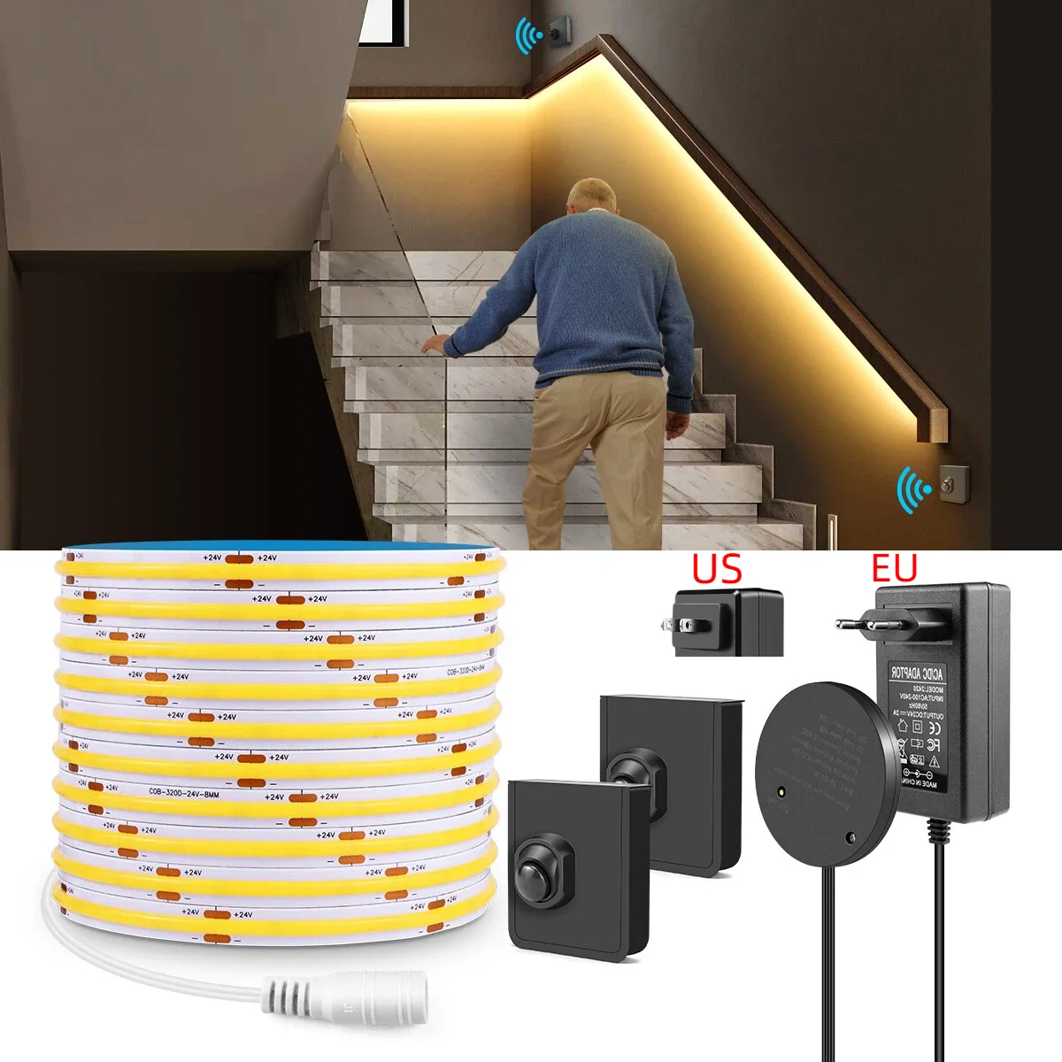 Dual Wireless Moveable PIR Mot - Ladder Toss Set reseña y precio