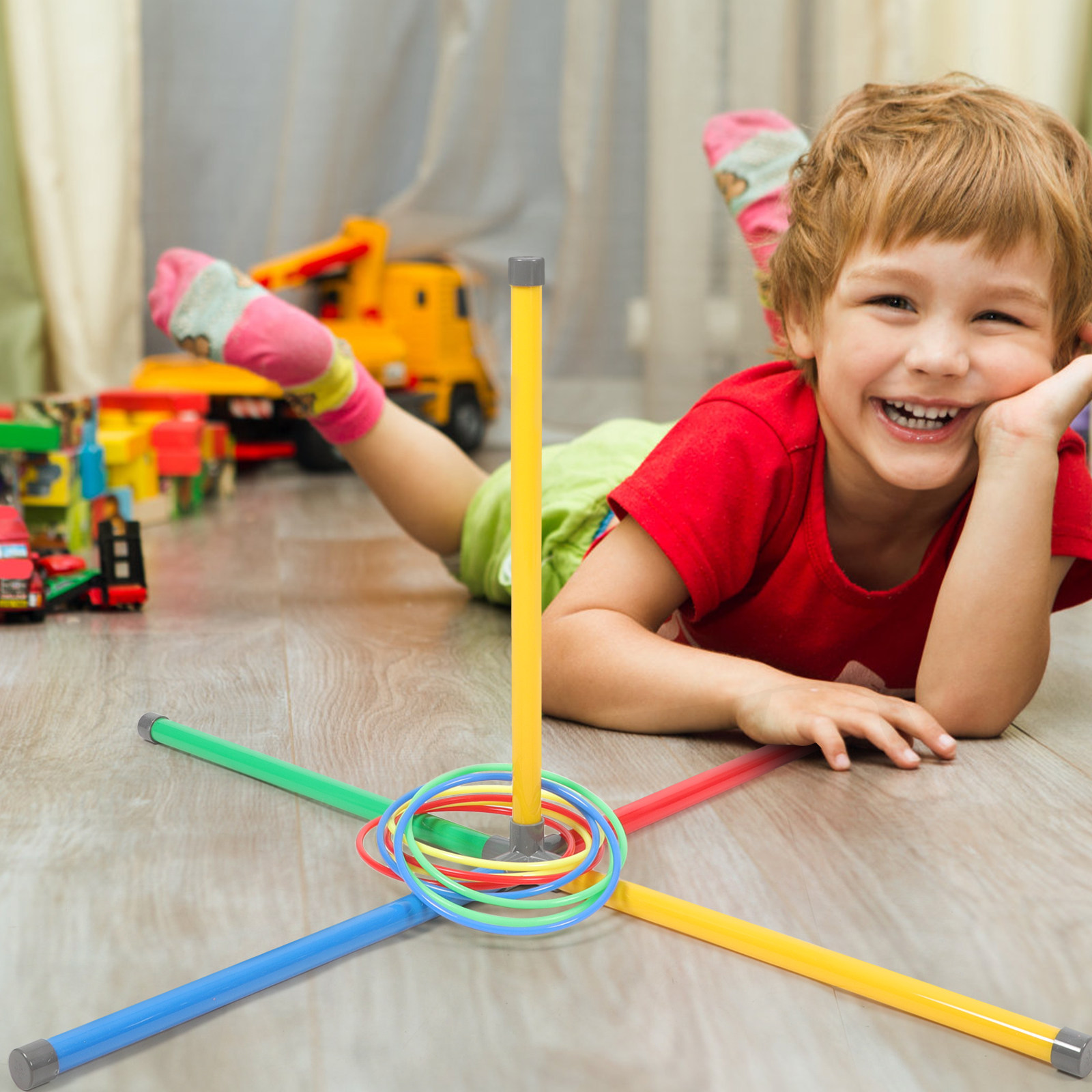 1Set Bright Color Creative Tos - Ring Toss Outdoor reseña y precio