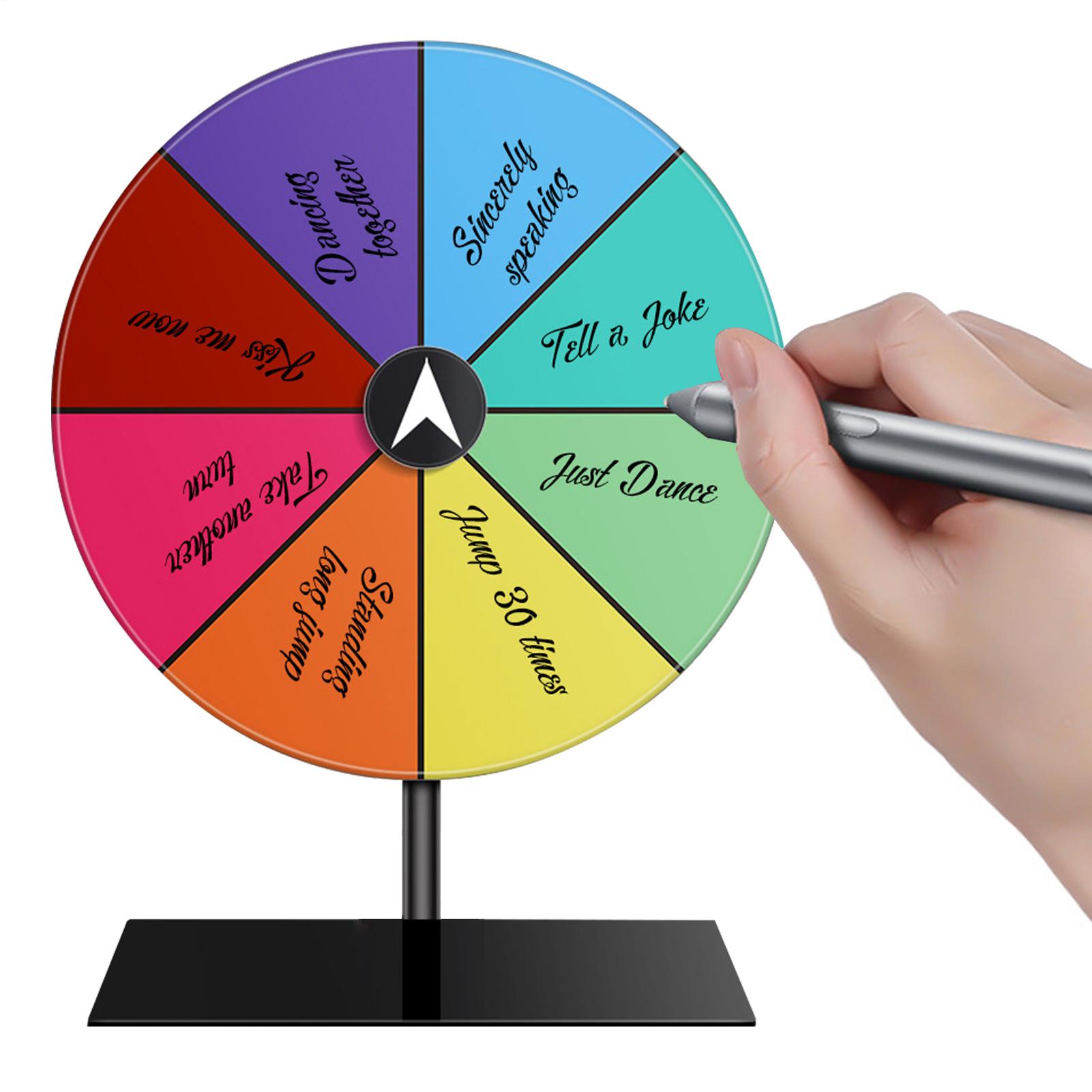 Prize Wheel Dry Erase Spin Whe - Party Games Spin The Wheel reseña y precio