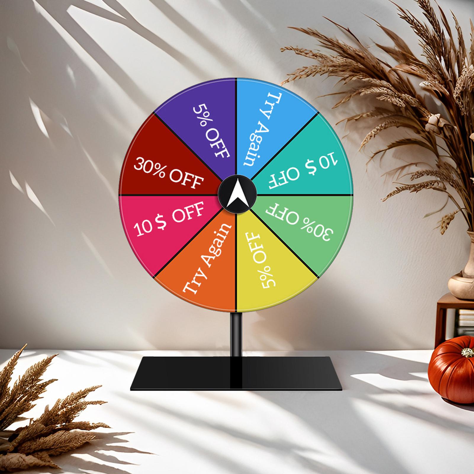 Prize Wheel Dry Erase Spin Whe - Party Games Spin The Wheel reseña y precio