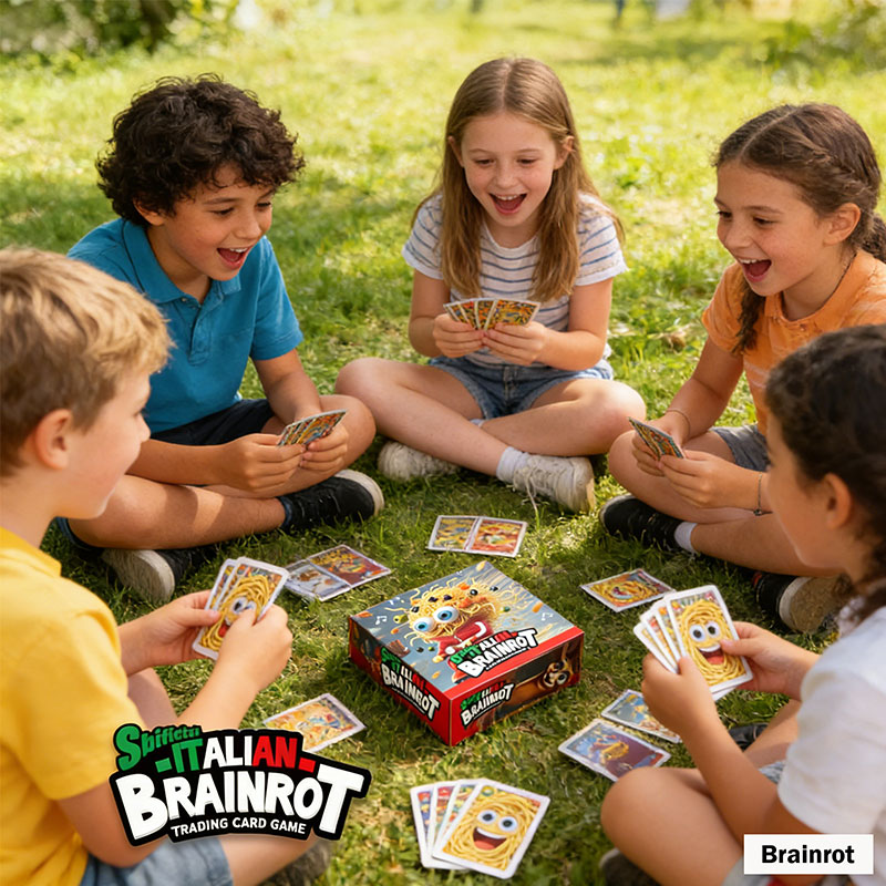 Italian Brainrot Trading Card  - Party Games At Home reseña y precio