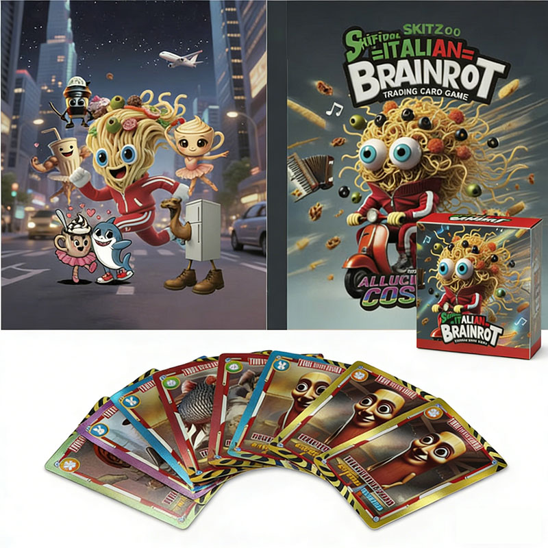 Italian Brainrot Trading Card  - Party Games At Home reseña y precio