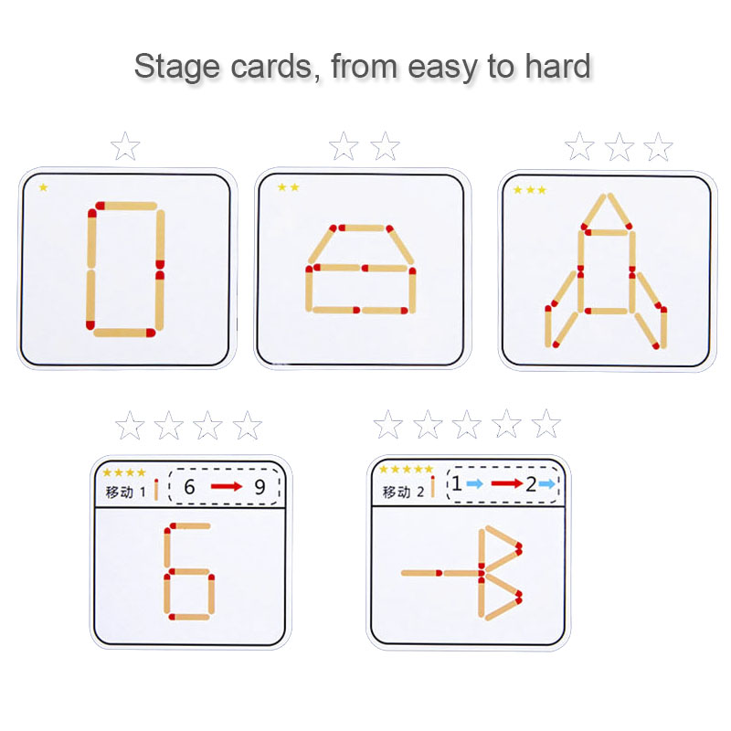 Montessori Matches Puzzles Gam - Party Games At Home reseña y precio