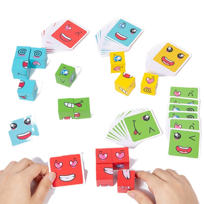 1Pcs Expressions Matching Puzz - Party Games At Home reseña y precio