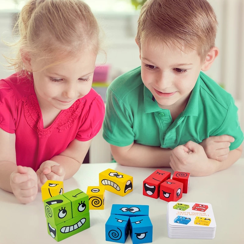 1Pcs Expressions Matching Puzz - Party Games At Home reseña y precio