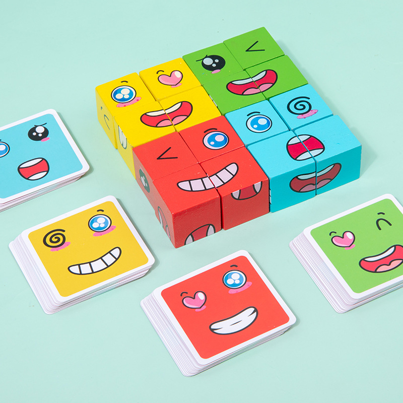 1Pcs Expressions Matching Puzz - Party Games At Home reseña y precio
