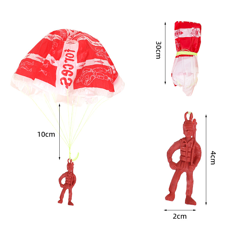 10pcs Plastic Ejecting Parachu - Party Games Gender Reveal reseña y precio