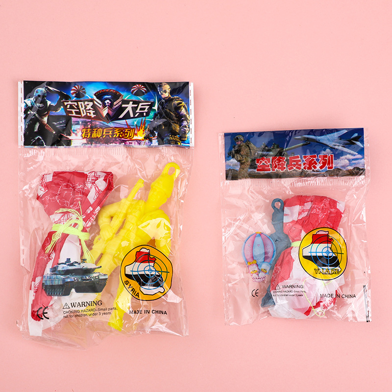 10pcs Plastic Ejecting Parachu - Party Games Gender Reveal reseña y precio