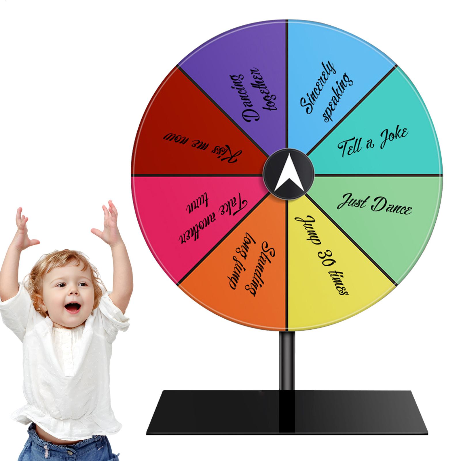 Prize Wheel Spinner Game Color - Party Games Spin The Wheel reseña y precio