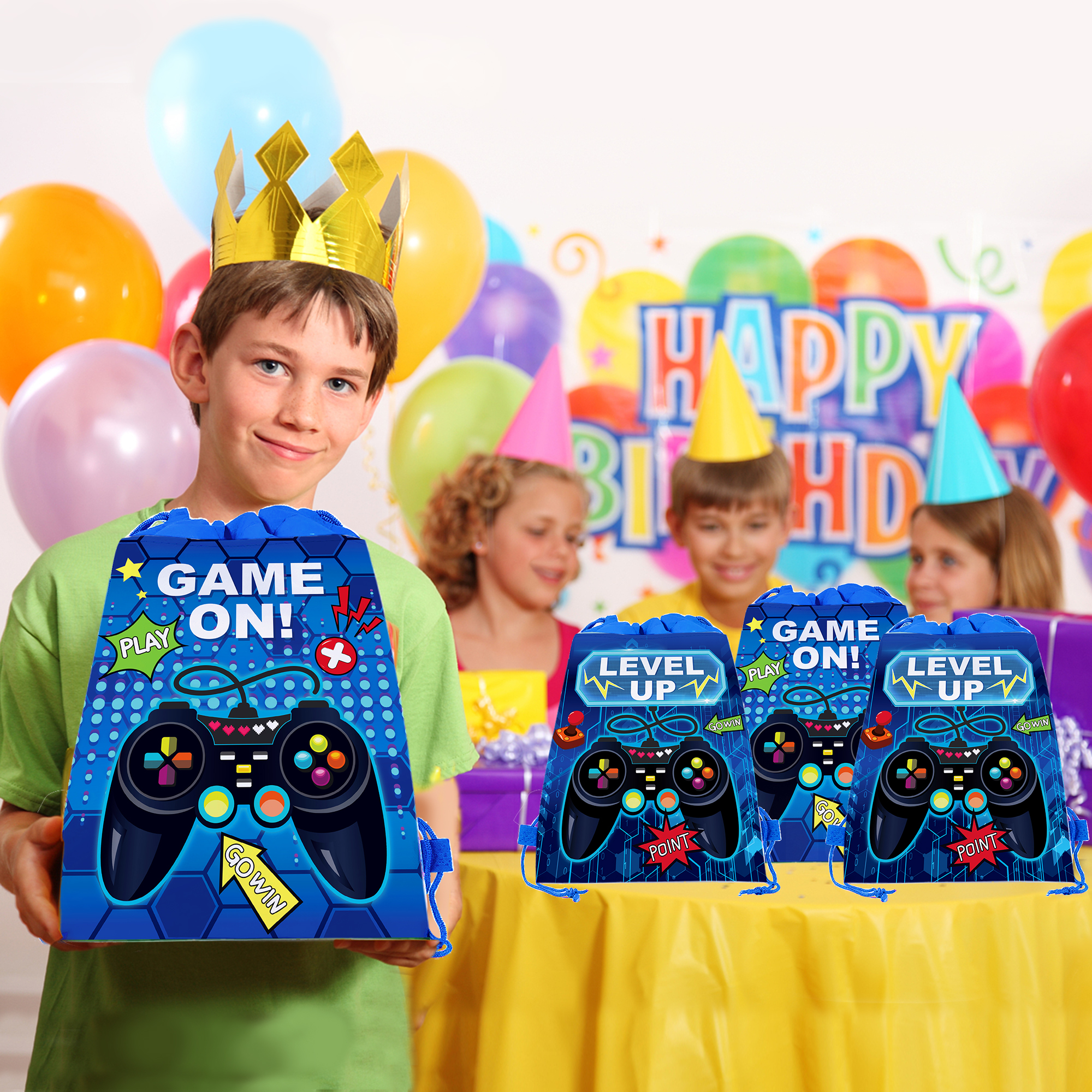Cartoon Handle Game Birthday N - Party Games Gender Reveal reseña y precio
