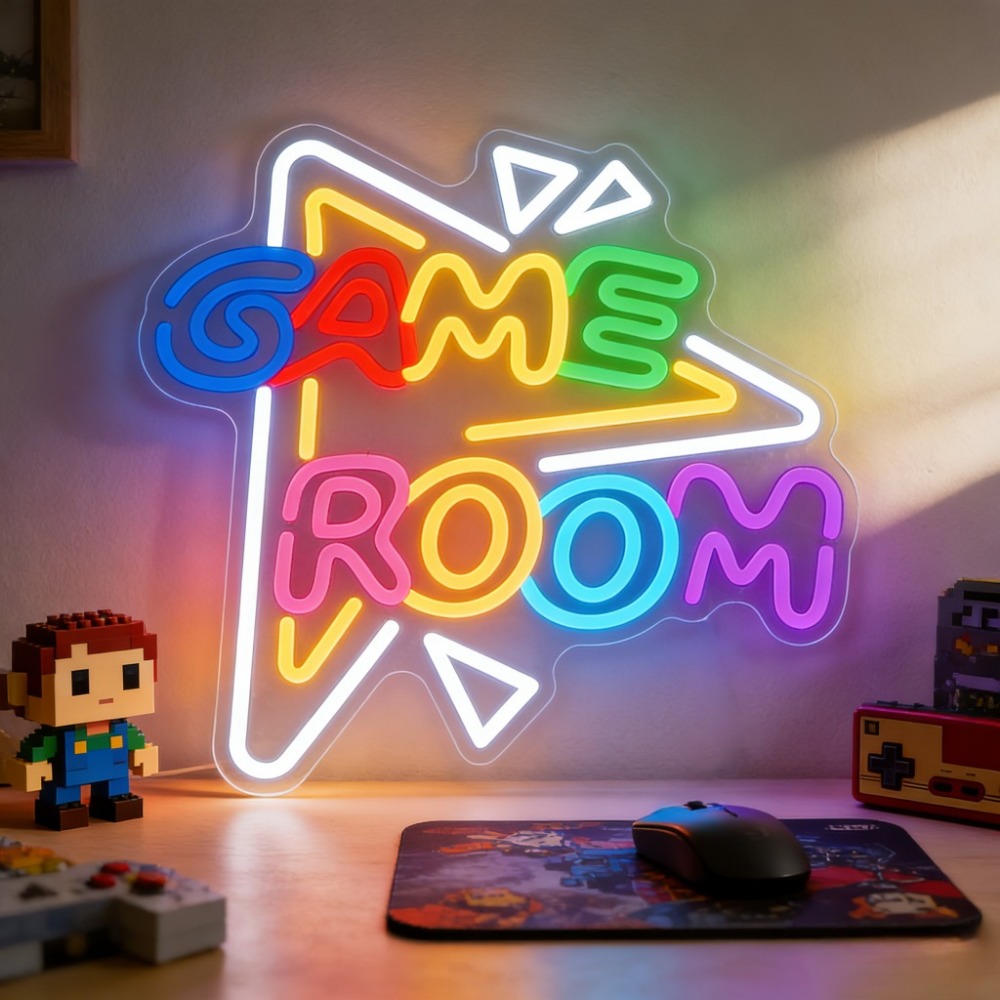 GAME ROOM LED Neon Sign Dimmab - Party Games Stream reseña y precio