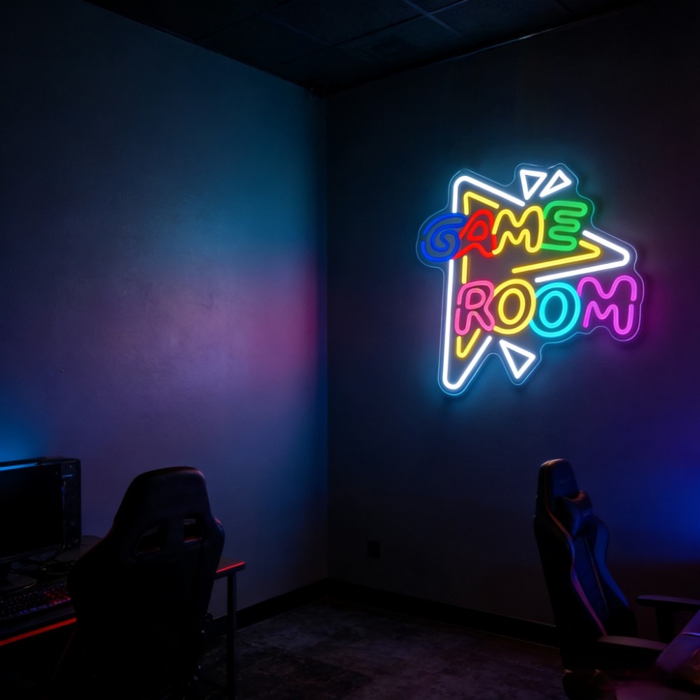 GAME ROOM LED Neon Sign Dimmab - Party Games Stream reseña y precio