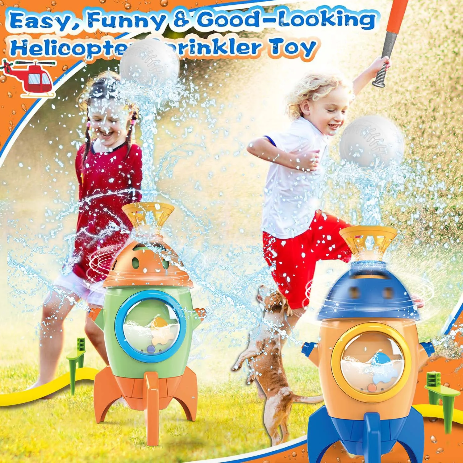 2 In1 Rotation Baseball Water  - Party Games No Equipment reseña y precio
