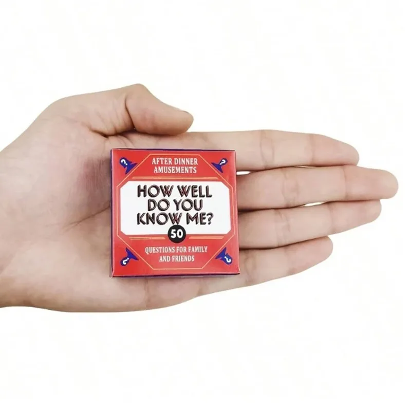 50Pcs How Well Do You Know Me  - Party Games Gifts reseña y precio