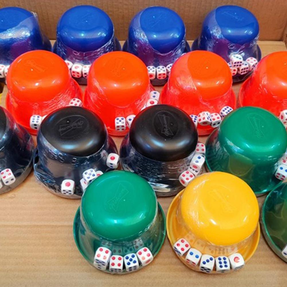 2 Sets 8.5cm Dice Cup With Bas - Party Games No Equipment reseña y precio