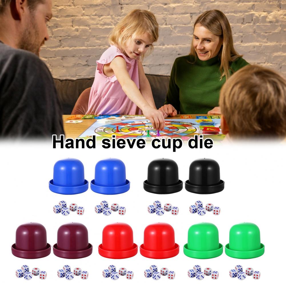 2 Sets 8.5cm Dice Cup With Bas - Party Games No Equipment reseña y precio