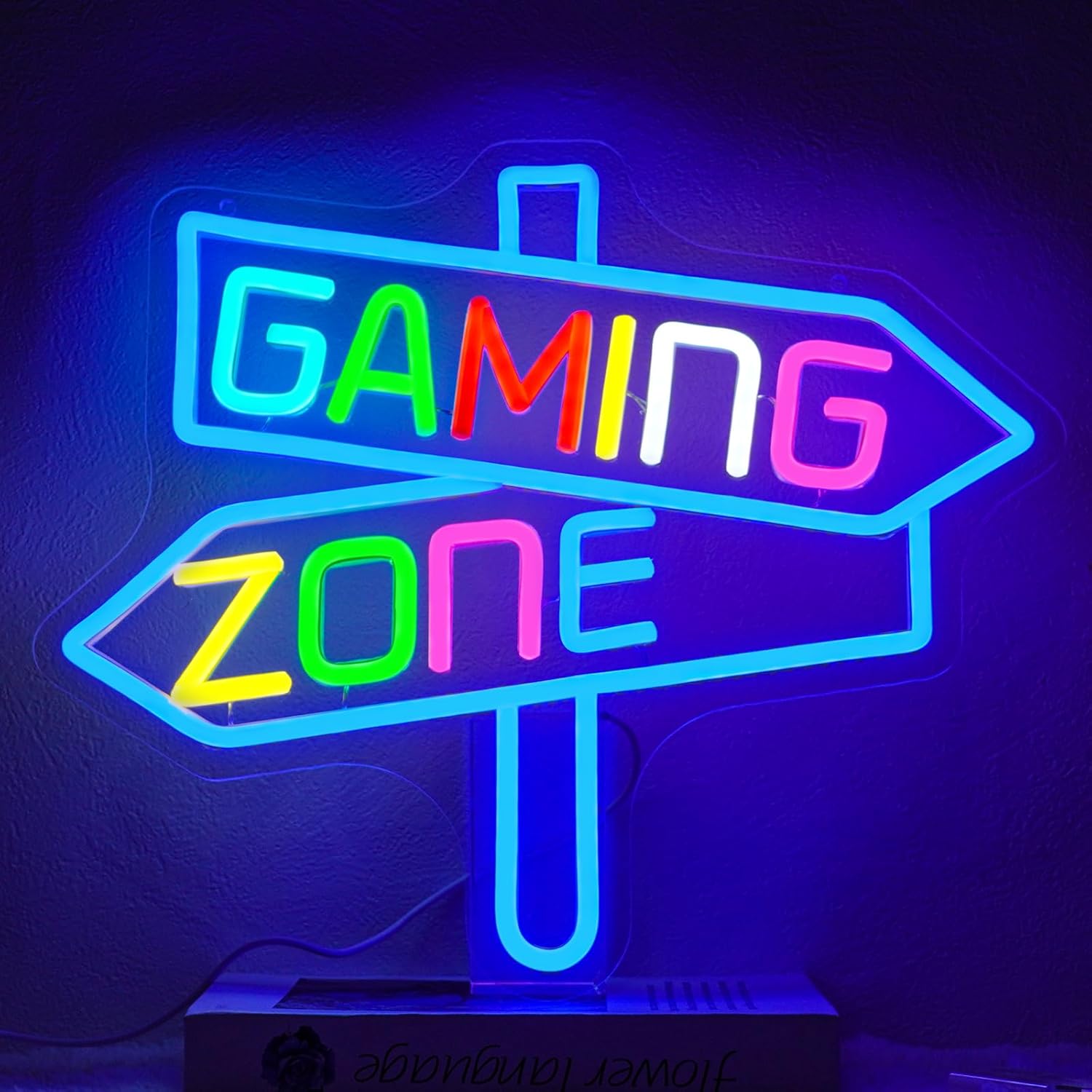 Gaming Zone Neon Sign USB LED  - Party Games Gifts reseña y precio