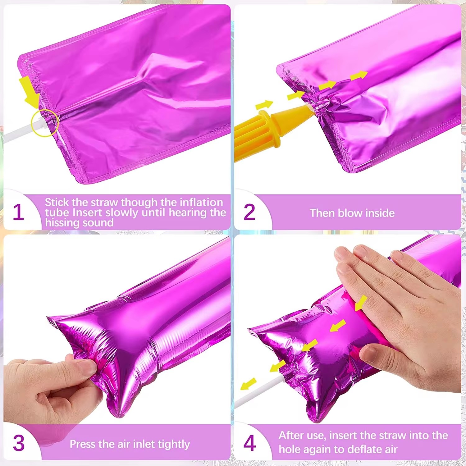10/30pc Aluminum Film Inflatab - Party Games Gender Reveal reseña y precio