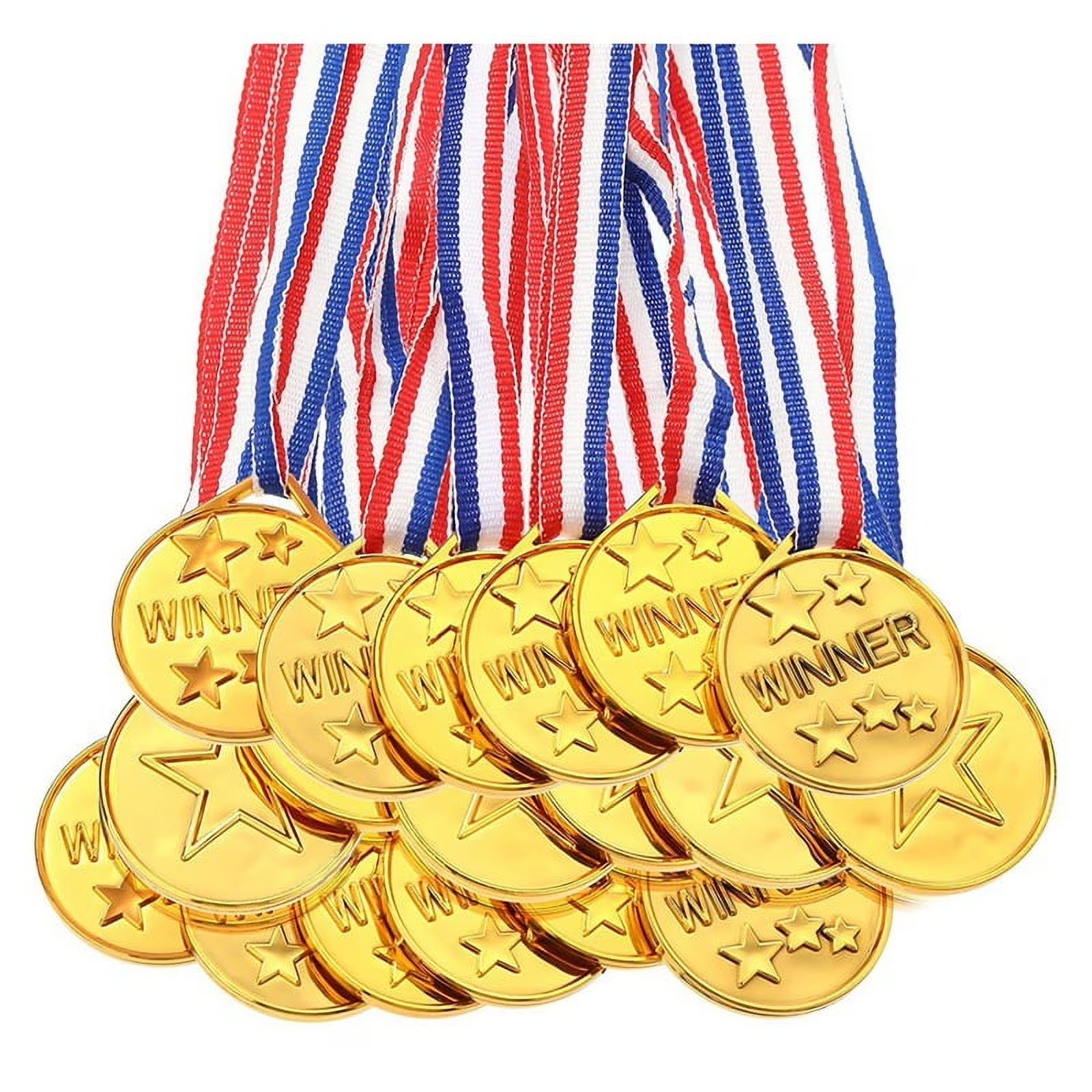 30Pcs Plastic Gold Winners Med - Party Games Gender Reveal reseña y precio