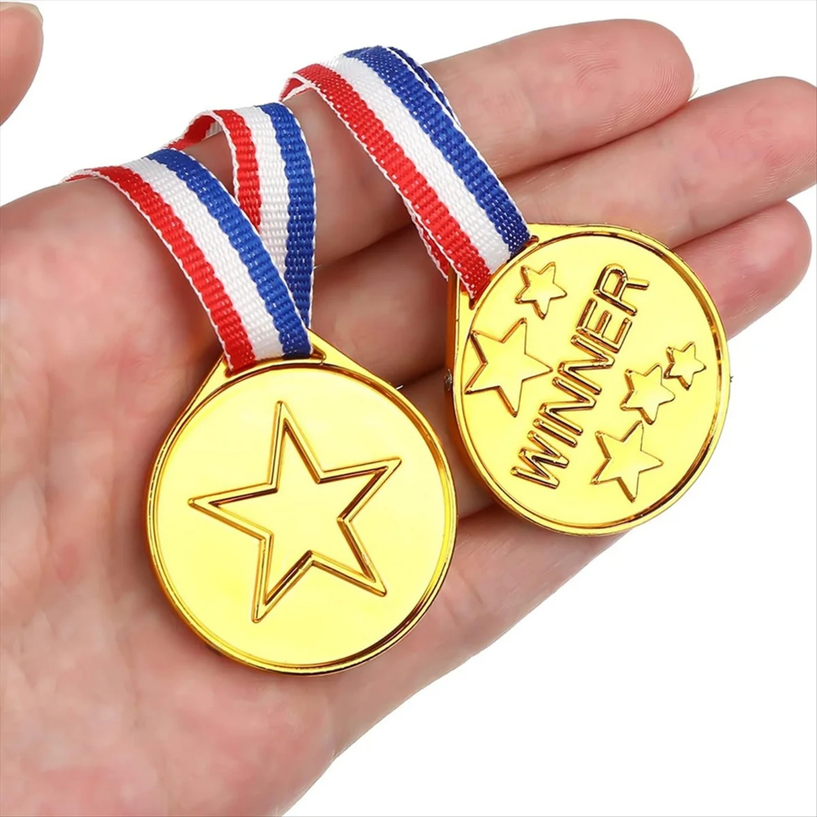30Pcs Plastic Gold Winners Med - Party Games Gender Reveal reseña y precio