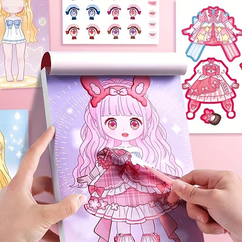 Dress Up Sticker Book Girl Sti - Book Party Games reseña y precio