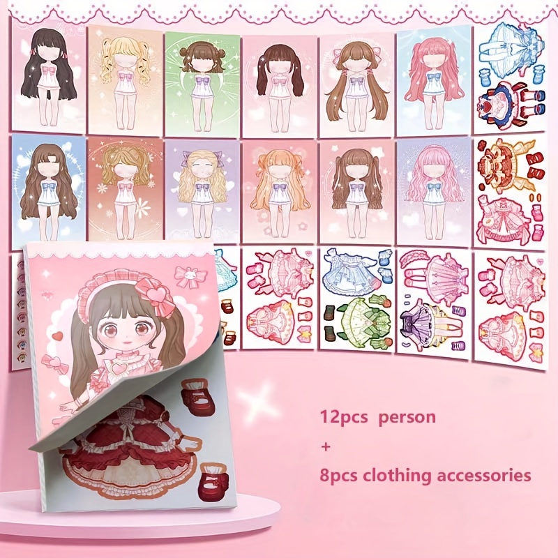 Dress Up Sticker Book Girl Sti - Book Party Games reseña y precio