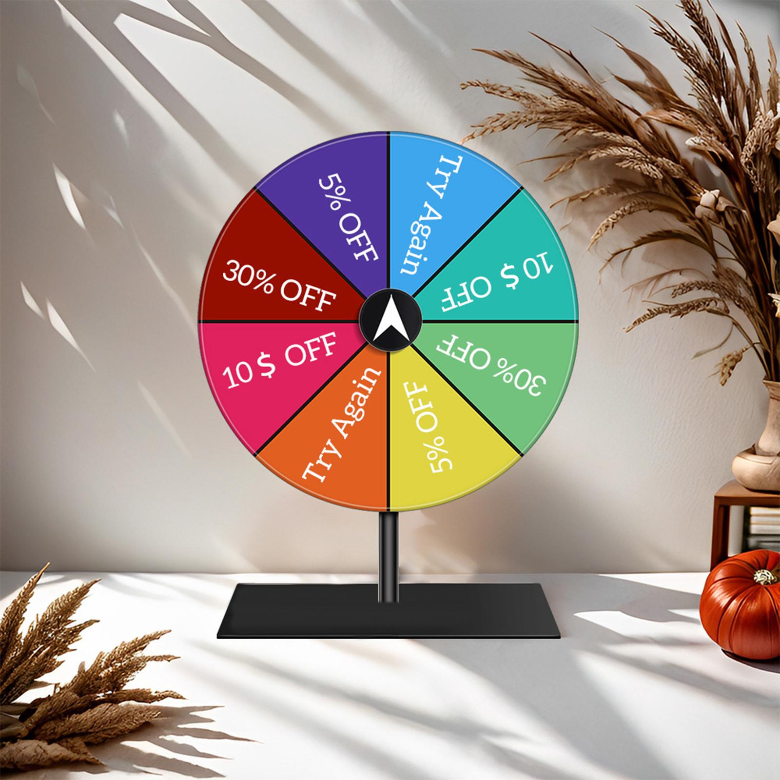 Acrylic Prize Turntable Compac - Party Games Spin The Wheel reseña y precio