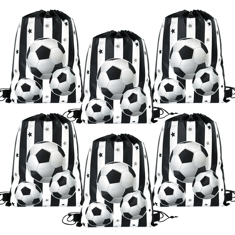 Soccer Party Non-woven Drawstr - Party Games Gender Reveal reseña y precio