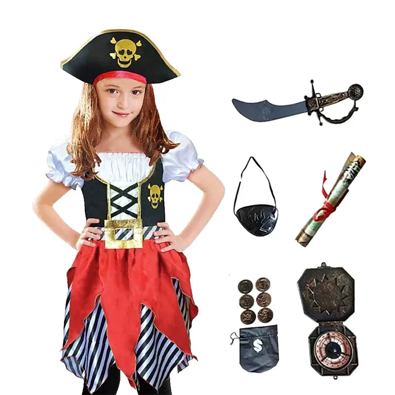 Girls Pirate Skull Party Costu - Party Games Ideas reseña y precio