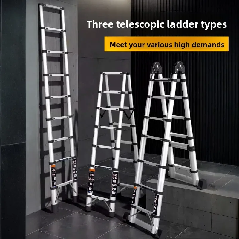 Telescopic ladder Aluminum all - Ladder Toss Set reseña y precio