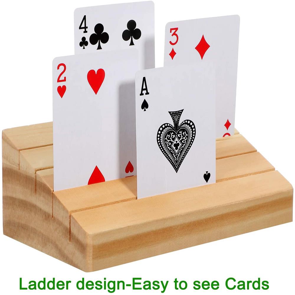 Hands-Free Wooden Playing Card - Book Party Games reseña y precio