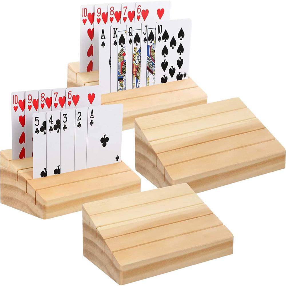 Hands-Free Wooden Playing Card - Book Party Games reseña y precio